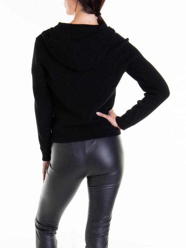 Hooded Ribbed Zip Jacket shop online: Max Mara