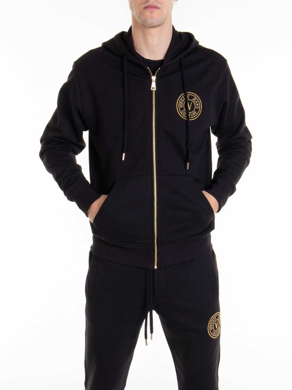 The Best Shops Versace Jeans Couture: クルーネック - クルーネック - 黒