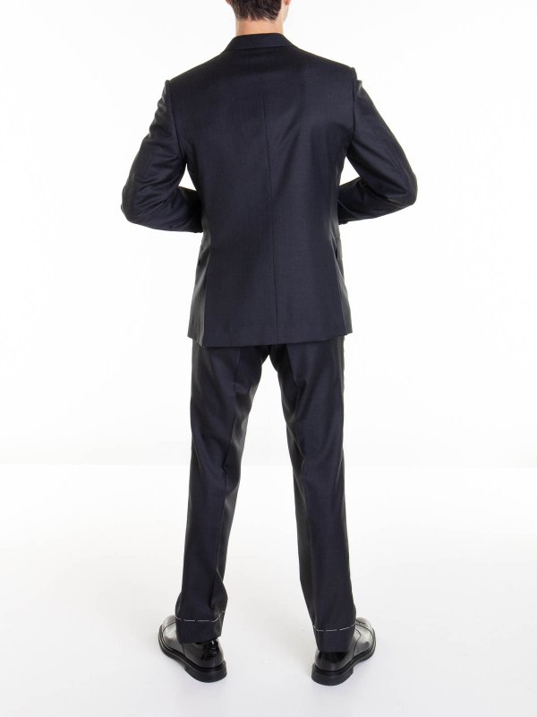 V Neck Double Vented Suit shop online: BRIONI
