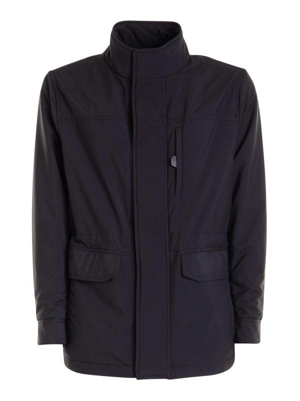 BRIONI: casual jackets - High Neck Button Jacket