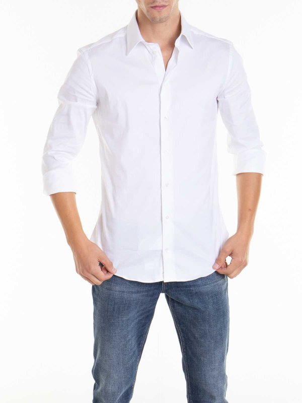 The Best Shops EMPORIO ARMANI: shirts - Slim Fit Classic Shirt