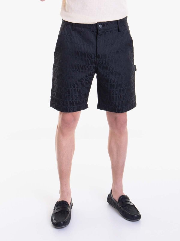 The Best Shops MOSCHINO: トラウザーショーツ - ショートパンツ - 黒