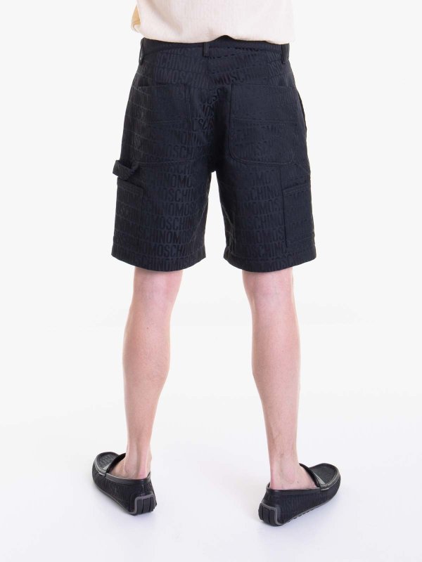 ショートパンツ - 黒 shop online: MOSCHINO