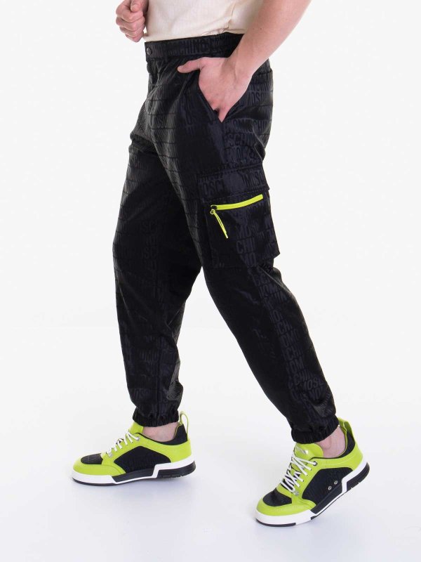 MOSCHINO: Pantalones casual online - Pantalón Casual - Negro