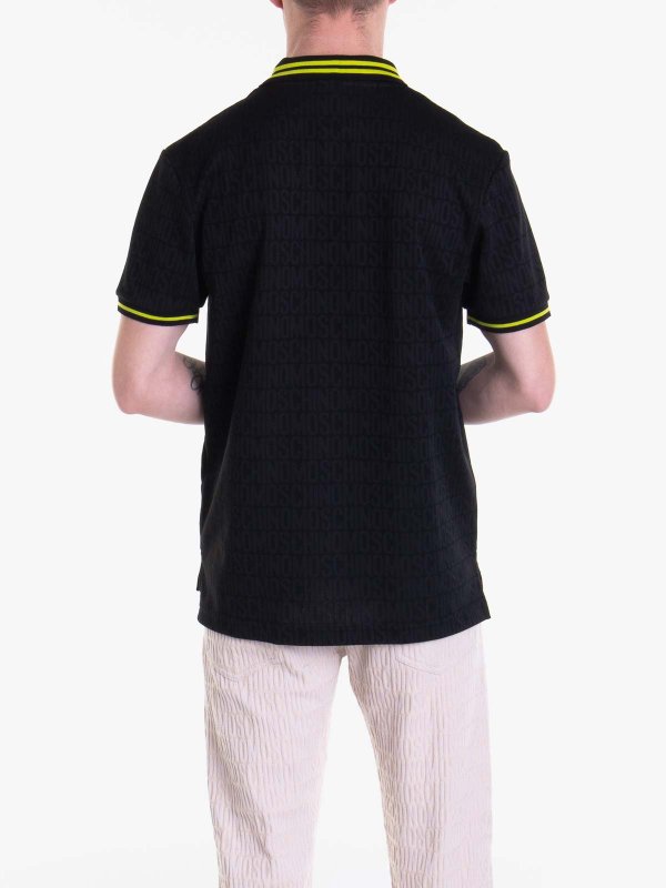 Polo - Noir shop online: MOSCHINO