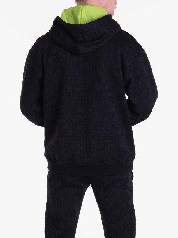 Rundhalspullover - Schwarz shop online: MOSCHINO