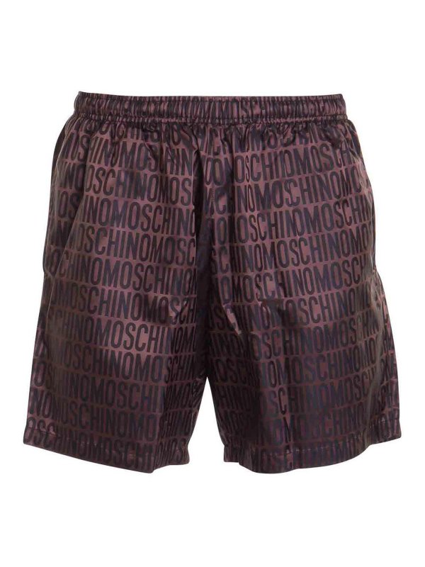 MOSCHINO: トラウザーショーツ - ショートパンツ - ブラウン