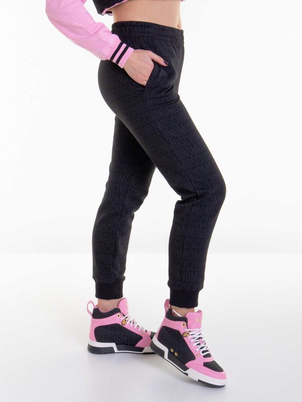 MOSCHINO buy online Drawstring All Over Print Pants