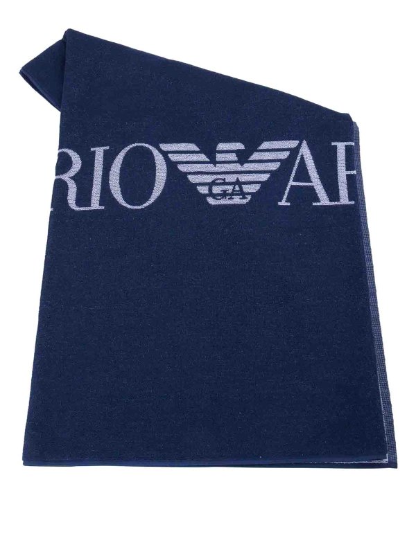 EMPORIO ARMANI: Écharpes - Écharpe - Bleu