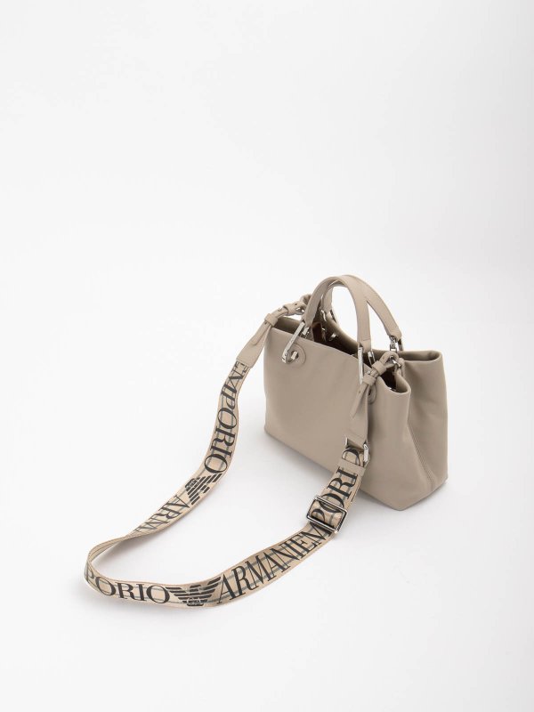 トートバッグ - ベージュ shop online: EMPORIO ARMANI