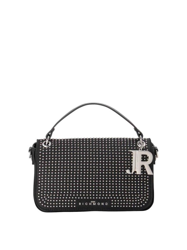 JOHN RICHMOND: ショルダーバッグ - ショルダーバッグ - 黒