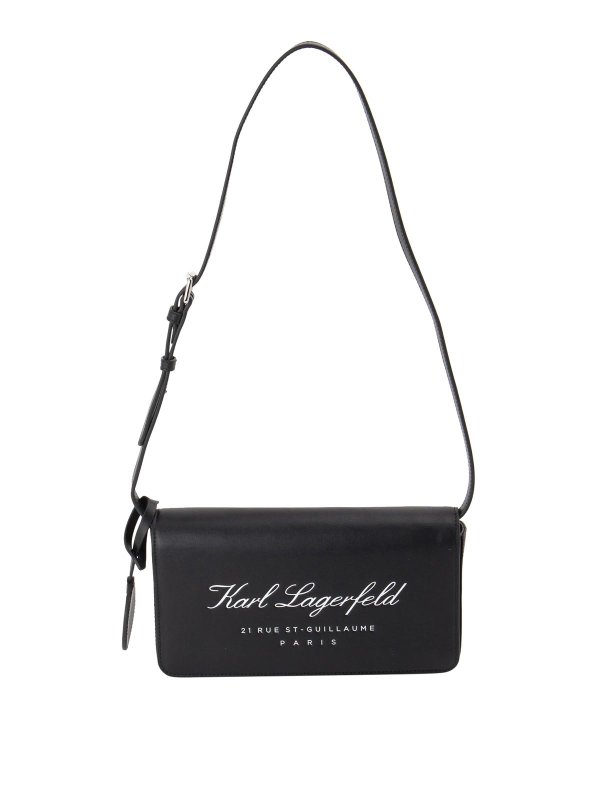 KARL LAGERFELD: Schultertaschen - Schultertasche - Schwarz