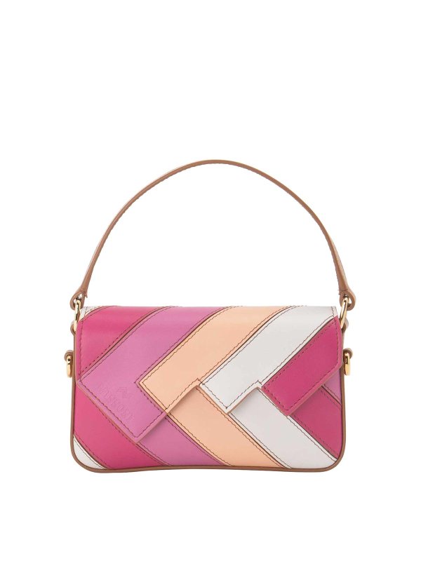 MISSONI: shoulder bags - Striped Magnetic Shoulder Bag