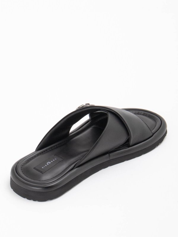 The Best Shops JOHN RICHMOND: sandals - Logo Slippers