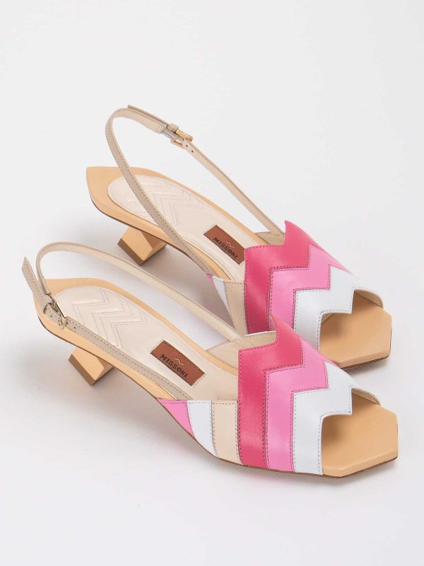 MISSONI: sandals online - Laced Sandals