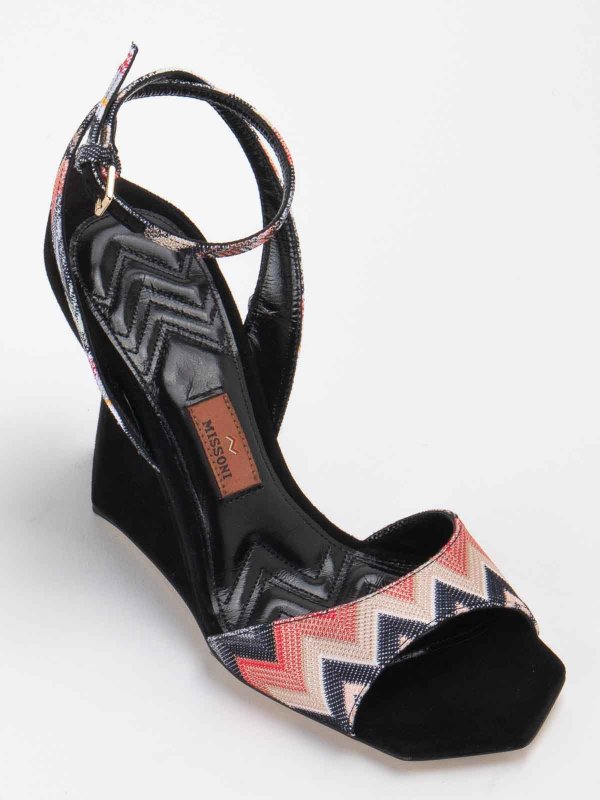 MISSONI buy online Laced Geometric Print Sandals