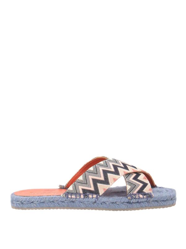MISSONI: sandals - Geometric Print Slippers