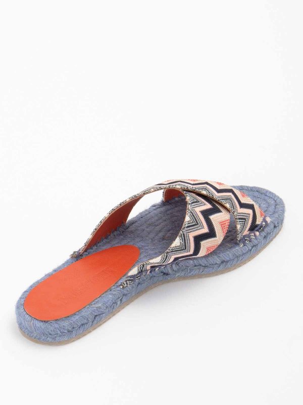 The Best Shops MISSONI: sandals - Geometric Print Slippers