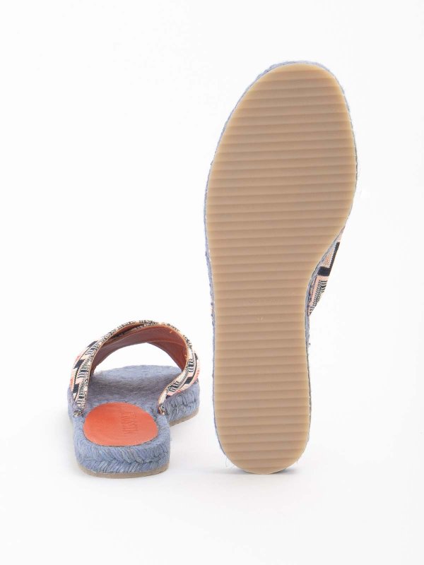 Geometric Print Slippers shop online: MISSONI