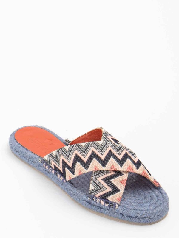 MISSONI buy online Geometric Print Slippers