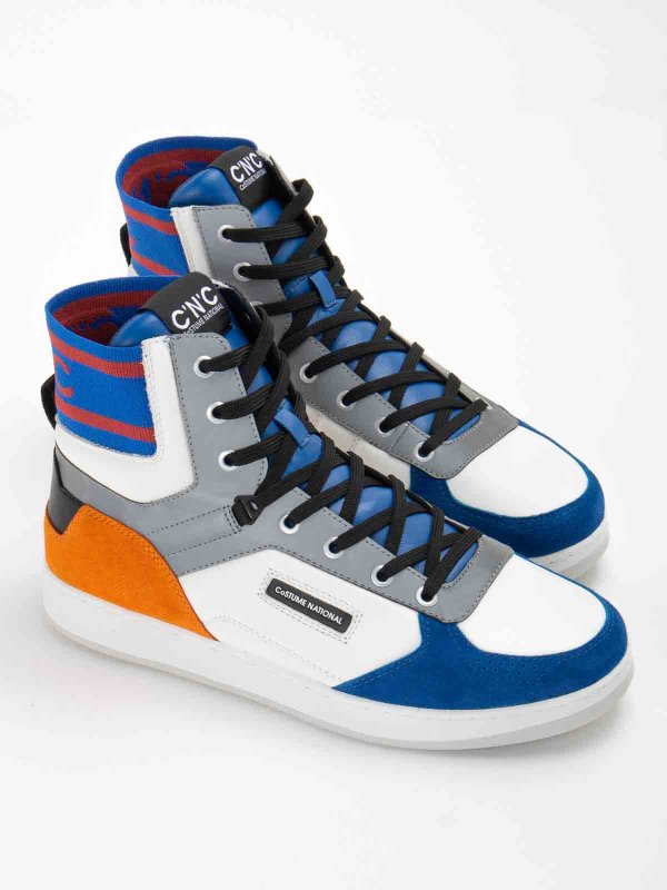 COSTUME NATIONAL: trainers online - Maxi Logo Back Pull Sneakers