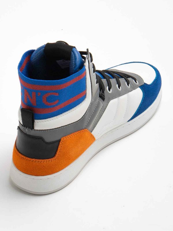 The Best Shops COSTUME NATIONAL: trainers - Maxi Logo Back Pull Sneakers