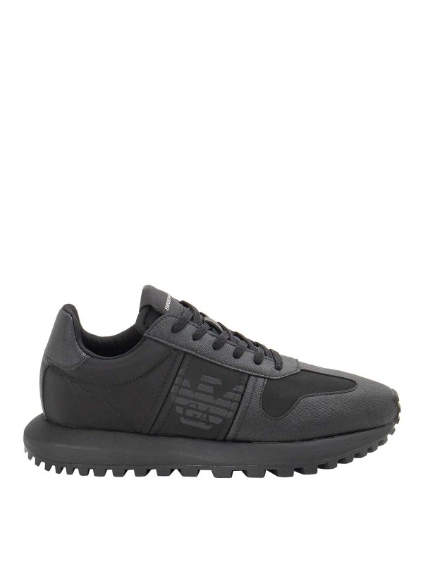 EMPORIO ARMANI: sneakers - Sneakers con logo laterale