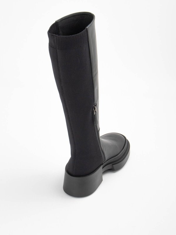 The Best Shops EMPORIO ARMANI: boots - Bi-material Maxi Zip Boots