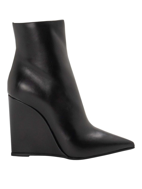 Le Silla: ankle boots - Pointed Zip Ankle Boots