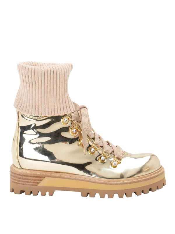 Le Silla: ブーティー - アンクルブーツ - 金