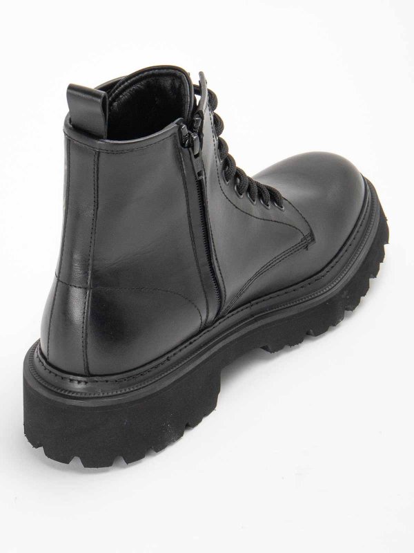 The Best Shops LES HOMMES: ankle boots - Maxi Back Pull Laced Ankle Boots