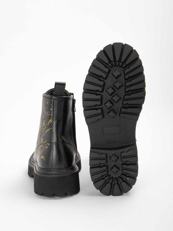 Maxi Back Pull Laced Ankle Boots shop online: LES HOMMES