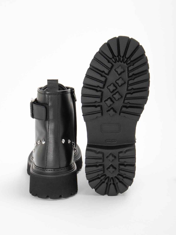 Stivaletti stringati con borchie sul retro shop online: LES HOMMES