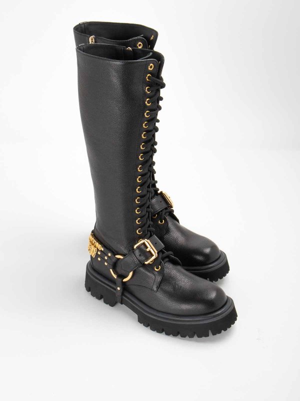 MOSCHINO: Stiefel online - Stiefeletten - Schwarz