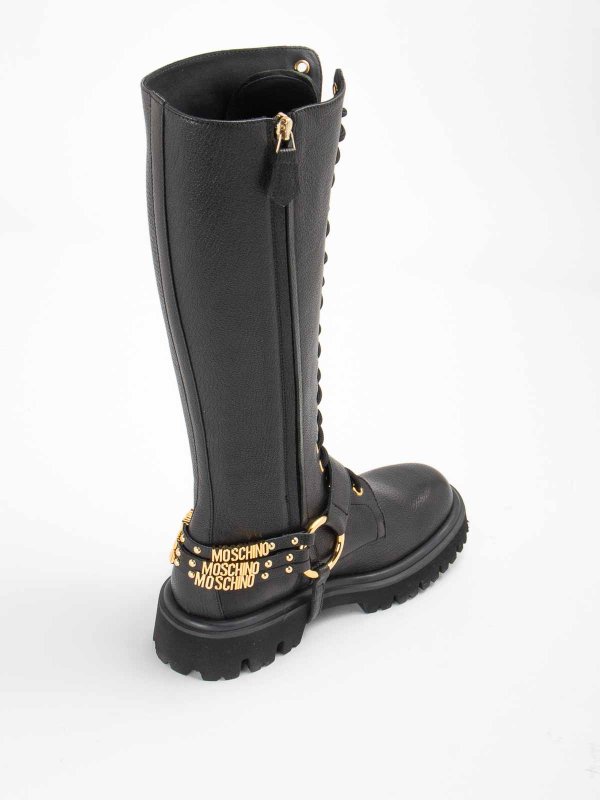The Best Shops MOSCHINO: Stiefel - Stiefeletten - Schwarz