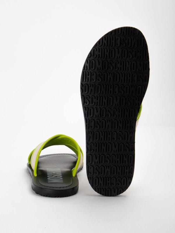 サンダル - ベージュ shop online: MOSCHINO