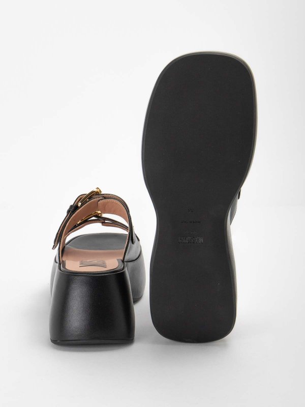 サンダル - 黒 shop online: MOSCHINO