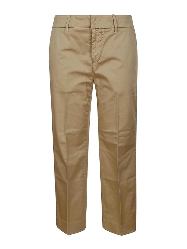 DONDUP: カジュアルトラウザー - カジュアルパンツ - ベージュ