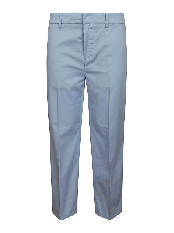 DONDUP: カジュアルトラウザー - カジュアルパンツ - ライトブルー