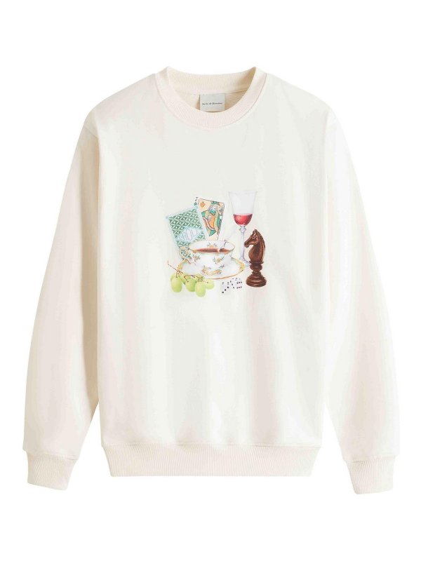 DRÔLE DE MONSIEUR: スウェット＆セーター - スウェットシャツ/セーター - クリーム