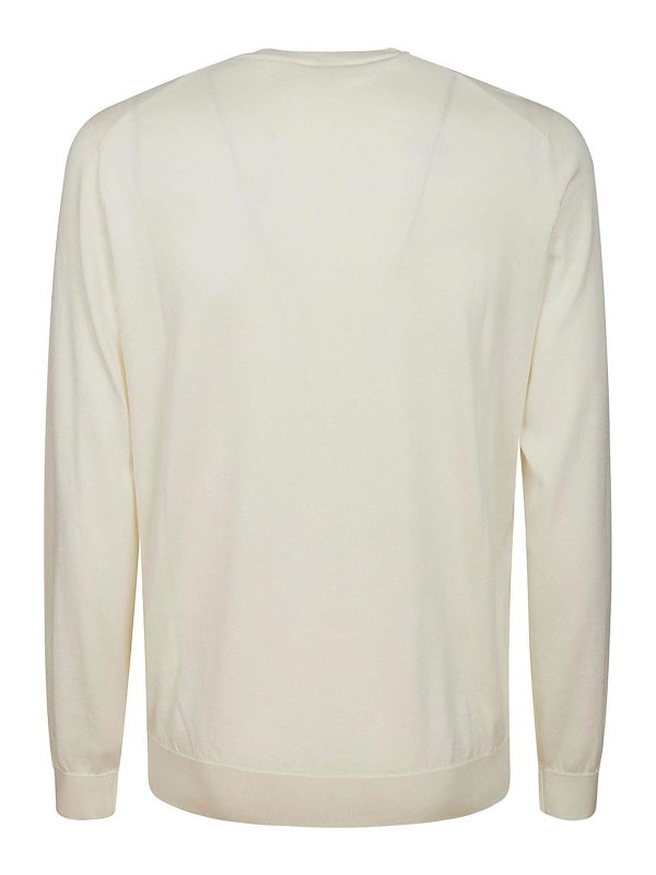 FILIPPO DE LAURENTIIS: クルーネック online - クルーネック - 白