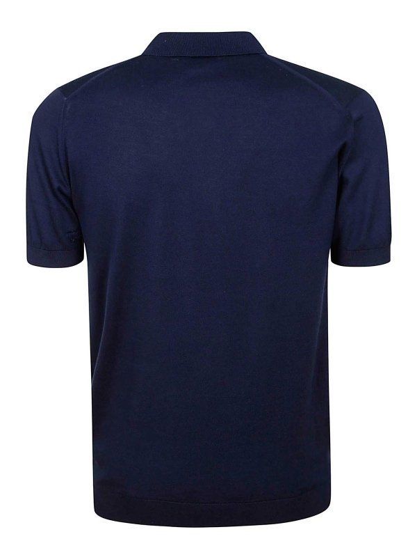 JOHN SMEDLEY: シャツ online - シャツ - ダークブルー