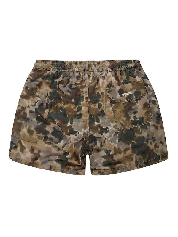 MASSIMO ALBA: Shorts de bain online - Short De Bain - Vert Foncé
