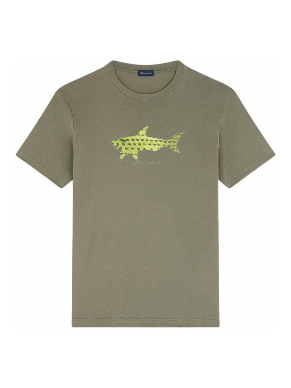 PAUL & SHARK: T-shirts - T-Shirt - Grün