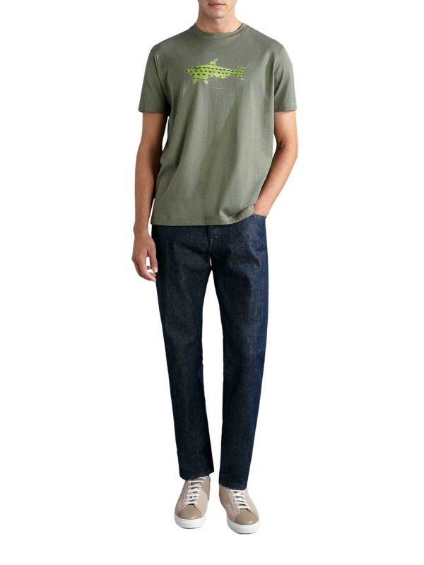 PAUL & SHARK: T-shirts online - T-Shirt - Grün