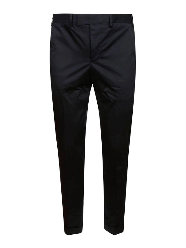 PT TORINO: Casual Hosen - Casual Hose - Dunkelblau