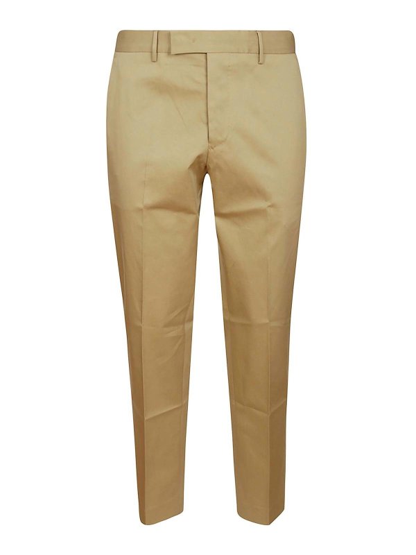 PT TORINO: Pantalons casual - Pantalons Décontractés - Gris Clair