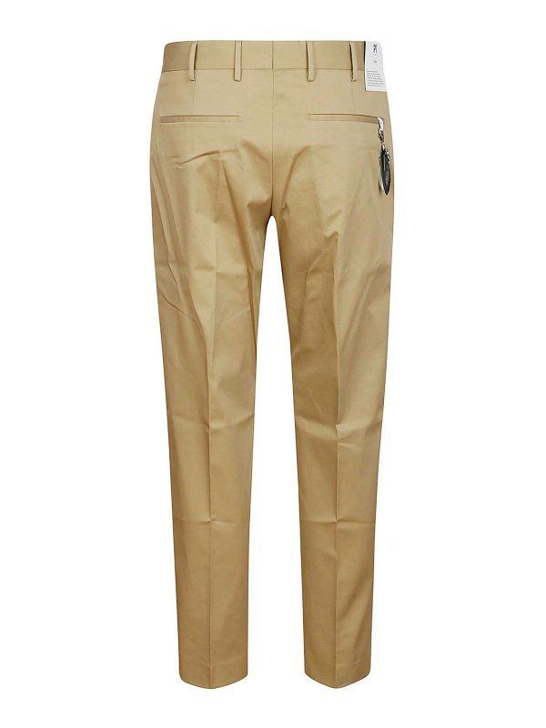 PT TORINO: Pantalons casual online - Pantalons Décontractés - Gris Clair