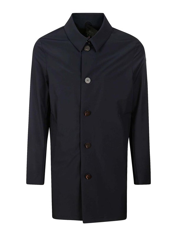 RRD Roberto Ricci Designs: ニーレングスコート - 膝丈コート - ダークブルー