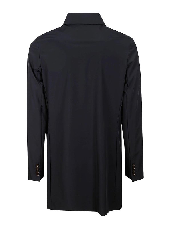 RRD Roberto Ricci Designs: ニーレングスコート online - 膝丈コート - ダークブルー